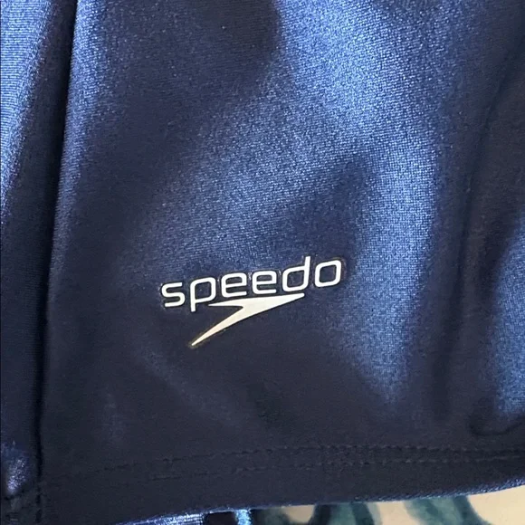 Speedo Nautical Navy One-Piece Swimsuit Size 12 - Picture 5 of 8